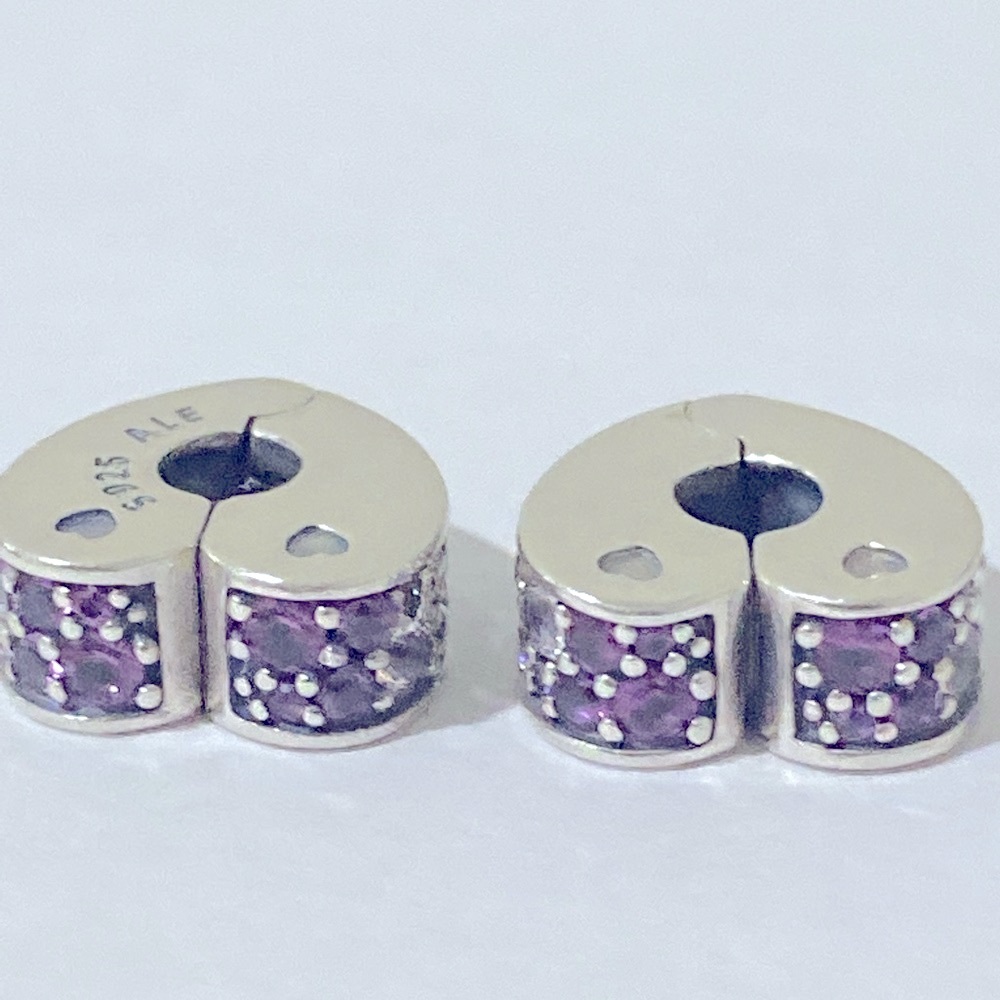 New Pandora Silver 925ALE Arcs of Love Multi color - Picture 5 of 5